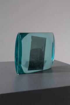 Erwin Walter Burger Erwin Walter Burger for FONTANA ARTE crystal photo holder - 3981399