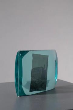 Erwin Walter Burger Erwin Walter Burger for FONTANA ARTE crystal photo holder - 3981405