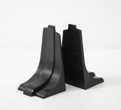 Esa Fedrigolli Esa Fedrigolli Modernist Bronze Bookends - 4546834