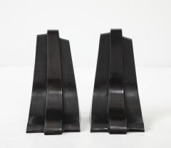 Esa Fedrigolli Esa Fedrigolli Modernist Bronze Bookends - 4546836