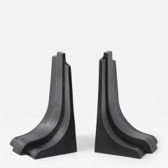 Esa Fedrigolli Esa Fedrigolli Modernist Bronze Bookends - 4547282