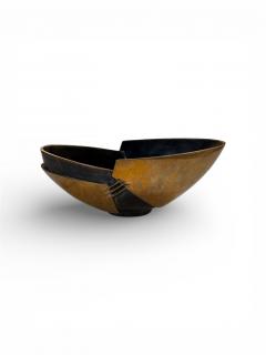 Esa Fedrigolli Esa Fedrigolli Sculptural Bowl in Cast Bronze Italy 1970s - 4512654