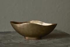 Esa Fedrigolli Esa Fedrigolli Sculptural Bowl in Sand Cast Bronze Italy 1960s - 4467909