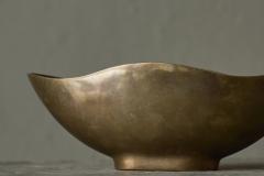 Esa Fedrigolli Esa Fedrigolli Sculptural Bowl in Sand Cast Bronze Italy 1960s - 4467912