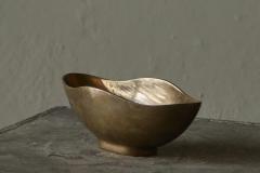 Esa Fedrigolli Esa Fedrigolli Sculptural Bowl in Sand Cast Bronze Italy 1960s - 4467913