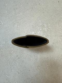 Esa Fedrigolli Esa Fedrigolli Sculptural Brass and Black Metal Vase - 4512538