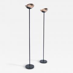 Esa Fedrigolli Pair of Mid Century Modern Bronze Floor Lamps by Esa Fedrigolli - 2927861
