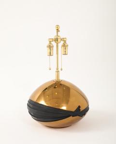 Esa Fedrigolli Stunning 1980s Large Brass and Bronze Sculptural lamp signed By ESA Fedrigolli - 4228404