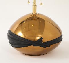 Esa Fedrigolli Stunning 1980s Large Brass and Bronze Sculptural lamp signed By ESA Fedrigolli - 4228408