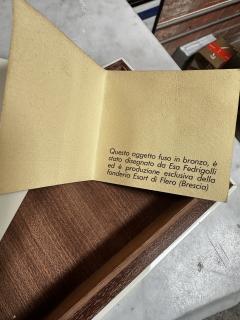 Esa Fedrigolli Vintage Bronze and Wood Box By Esa Fedrigolli - 2899123