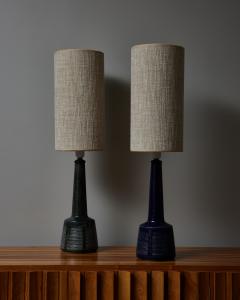 Esben Klint Pair of Glazed Ceramic Table Lamps by Esben Bredsdorff Klint - 2999712