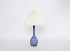 Esben Klint Rare blue Danish Mid Century table lamp by Esben Klint for Holmegaard - 3094485