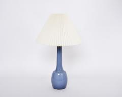 Esben Klint Rare blue Danish Mid Century table lamp by Esben Klint for Holmegaard - 3094486