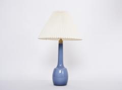 Esben Klint Rare blue Danish Mid Century table lamp by Esben Klint for Holmegaard - 3094488