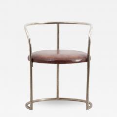 Eskil Sundahl Steel Tube and Leather Chair by Eskil Sundahl Sweden 1930s - 1545494