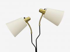 Eskilstuna Elektrofabrik Floor Lamp Laqcuered Metal Brass Sweden 1950s - 4754226