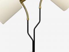 Eskilstuna Elektrofabrik Floor Lamp Laqcuered Metal Brass Sweden 1950s - 4754227