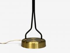 Eskilstuna Elektrofabrik Floor Lamp Laqcuered Metal Brass Sweden 1950s - 4754230
