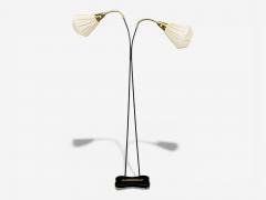 Eskilstuna Elektrofabrik Floor Lamp Laqcuered Metal Brass Sweden 1960s - 4452813