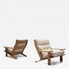 Esko Pajamies Pair of Pele Lounge Chairs by Esko Pajamies for Lepokalusto Finland 1970s - 4296964