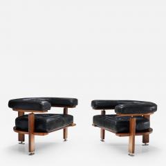 Esko Pajamies Pair of Polar Lounge Chairs by Esko Pajamies Finland 1960s - 3487692