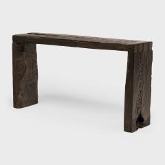 Espresso Reclaimed Elm Waterfall Table - 4175976
