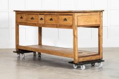Estate Made Georgian Bleached Country Elm Pine Dresser Base - 4152947