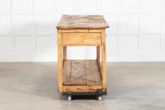 Estate Made Georgian Bleached Country Elm Pine Dresser Base - 4152949