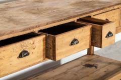 Estate Made Georgian Bleached Country Elm Pine Dresser Base - 4152952