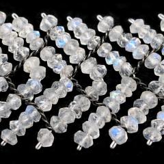 Estyn Hulbert Moonstone Black Spinel Smoky Topaz Intricate Beaded Necklace Estyn Hulbert - 4701250