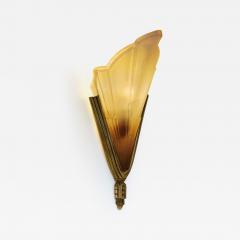 Etablissements Jean Gauthier Art Deco Wall Lamp for tablissement Jean Gauthier France 20th Century - 4192079