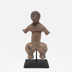 Etched Dogu Style Terracotta Figure - 4173438