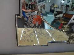 Etched and Beveled Venetian Mirror - 4136578