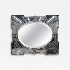 Etched and Beveled Venetian Mirror - 4136852