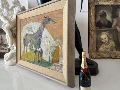 Ethel Magafan Horse and Colt in Abstract Landscape Equestrian - 4230220