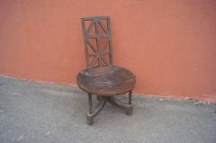 Ethiopian Chair of Carved Wood - 893263