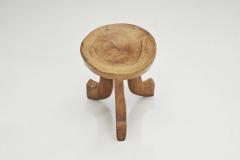 Ethiopian Style Stool with Scrolled legs Norway first half of the 20th century - 2816785