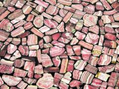 Etienne Allemeersch Coffee table in Rhodochrosite and resin by Etienne Allemeersch circa 1970 - 952845