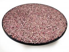 Etienne Allemeersch Coffee table in Rhodochrosite and resin by Etienne Allemeersch circa 1970 - 952846