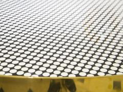 Etienne Allemeersch Dining table with round bones on resin by Etienne Allemeersch circa 1975 - 960114