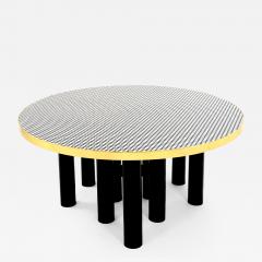 Etienne Allemeersch Dining table with round bones on resin by Etienne Allemeersch circa 1975 - 961256