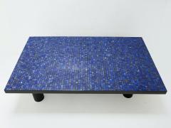 Etienne Allemeersch Lapis Lazuli coffee table - 1338963