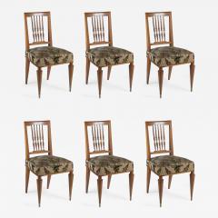 Etienne Henri Martin Etienne Martin Set of Six Dining Chairs - 1592275