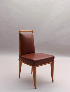Etienne Henri Martin Set of 6 Fine French Art Deco Dining Chairs by Etienne Henri Martin - 3614368