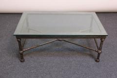 Etruscan Coffee Table in Bronze with Serpent Decoration by Christopher Chodoff - 2475161