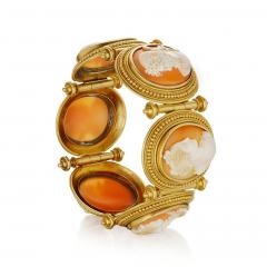 Etruscan Revival Cameo Bracelet - 4637166