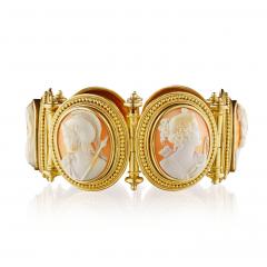 Etruscan Revival Cameo Bracelet - 4640677