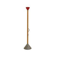 Ettore Sottsass Callimaco Red And Yellow Metallic Floor Lamp By Ettore Sottsass For Artemide - 4811058