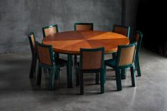 Ettore Sottsass Donau Dining Set by Ettore Sottsass and Marco Zanini for Leitner Italy 1980s - 4506299