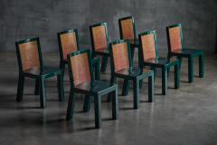 Ettore Sottsass Donau Dining Set by Ettore Sottsass and Marco Zanini for Leitner Italy 1980s - 4506345